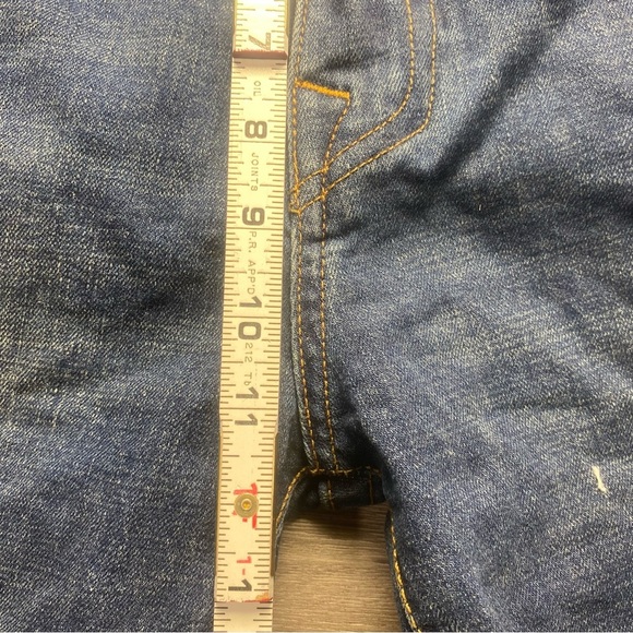 True Religion Men’s Distressed Slim Fit Jeans 40 Blue Denim - Picture 6 of 13